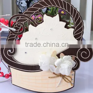 2014 Royal Wooden Wedding Invitation Card thumbnail-1