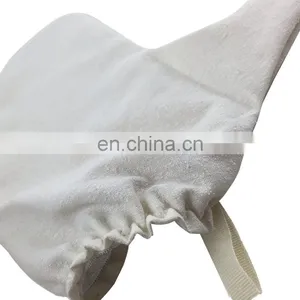 100% Silk Glove Mitten, Garshana Glove, Ayuervedic Dry Massage Glove thumbnail-3