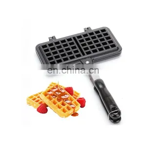 Eco-friendly Breakfast Nonstick Two-headed Egg Waffles Frying Pan thumbnail-1