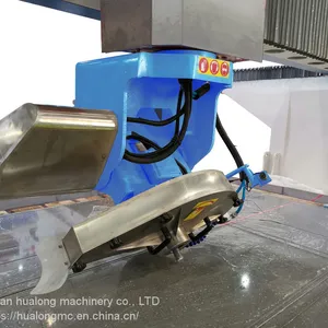 Hualong Machinery Granite Saw Machine Stone Cutting Machine 5 Axis CNC Bridge Saw Marble Granite Cutting Machine Engraving Saw thumbnail-4