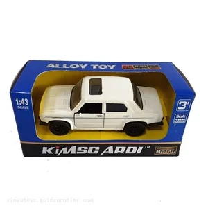 1:43 Scale 4 Inches Diecast Toys Vehicle 6 Models of Pull-back Die Cast Metal Vintage Cars thumbnail-3
