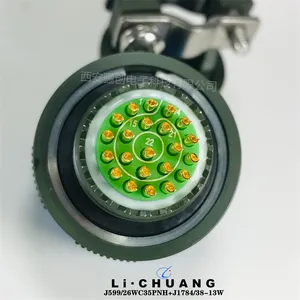 J599 Series Circular Connector Plug Socket J599-26WC35PNH J1784-38-13W J599-20WC35SNH thumbnail-5