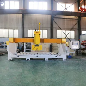 MISHI 5 Axis Cnc Bridge Saw 3020 1325 Stone Carving Cnc Router Granite Bridge Saw Cutting Machine for Sale thumbnail-3