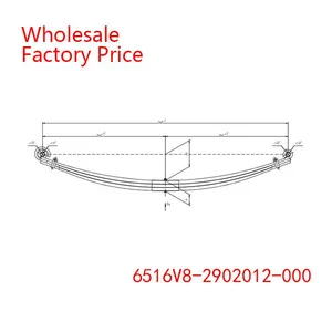 6516V8-2902012-000 Leaf Spring Wholesale For MAZ thumbnail-2