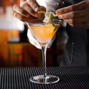 Manufacturer Customised Personalized Bulk Specialty Stores Classic Goblet Martini Crystal Glass Wine Glasses thumbnail-1