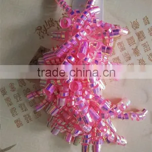 Apple Green Iridescent Wrapping Ribbon Curly Bow for Holiday Decoration/Halloween and Easter Decorations thumbnail-3