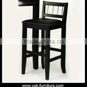 BC-021 Simple Design Black Counter Bar Chair thumbnail-1