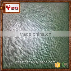 Genuine Cow pu Split Saffiano Wallet thumbnail-2