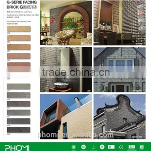 Flexible Clay New Arrival Modern House Design Wall Usage Clay Bricks thumbnail-3