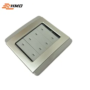 Schneider Morton KNX E5058NL NEO 8-Pushbutton Programmable Control Panel Gray + Silver thumbnail-2