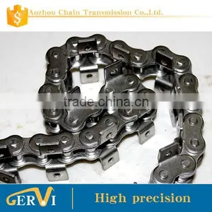 Roller Chain Stainless Steel Material 80R-1 With Both Side One Hole Attachment thumbnail-1
