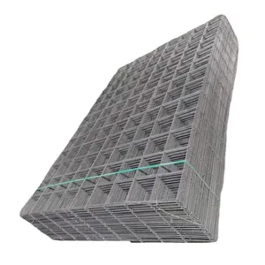 Customizable Welded Wire Mesh Panel Low Carbon Steel Wire Galvanized PVC Coated Anti-Thief Building Construction Mesh thumbnail-1