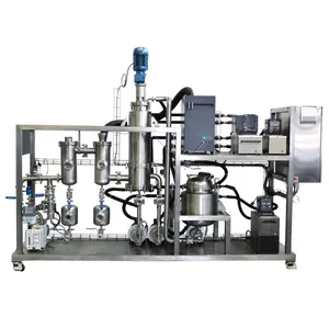 Short Path Wiped Film Systems Plant New Material Distill Oil Fractional Molecular Distillation Vacuum Distillation thumbnail-1