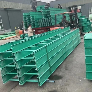Industrial Buildings FRP GRP Fiberglass Cable Ladder Tray for Heavy Duty Support thumbnail-2