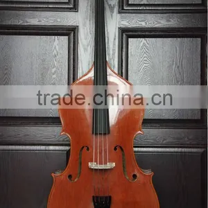 1/8 Handmade Fully Solid Violin Shaped Double Bass thumbnail-1