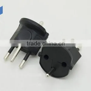 CE ROHS Approved Super Nylon Swiss Swizerland Type J to France Type E Plug Travel Adapter Converter thumbnail-1