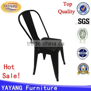 Colorful Industrial Vintage Simple Design Metal Dining Chair in Restaurant Most Popular thumbnail-2