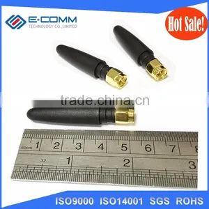 Hot Sale!! 2.4Ghz 433Mhz GSM 5CM SMA Male 2DBI 90 Angle Small Pepper Antenna thumbnail-4