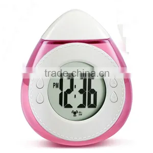 Digital Alarm Clock Waterdrop Shape Led Clocks Alarm Temperature thumbnail-3