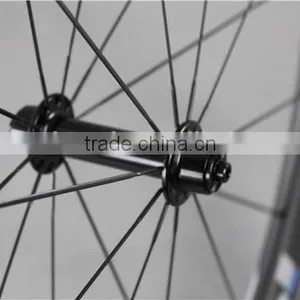 Super Light Carbon Clincher Wheelset Wide Edge Carbon Fiber Wheels W40C thumbnail-3