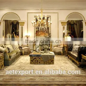 European Style Arabic Luxury Classic Italian Setting Room Sofa Sets thumbnail-1