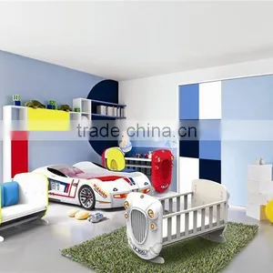 Guangdong Foshan Multifunction Cradle Bed Baby Bed With Swing Cradle Kids Writing Desk Children Furniture Quality Choice thumbnail-1