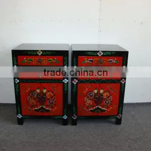 Antique Chinese Bedside Furniture thumbnail-1