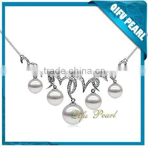 Gorgeous 8.5-9mm 925 Silver Plated With Rhodium High Quality thumbnail-1