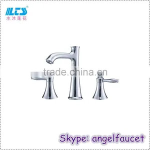 Chrome Finished Hot and Cold Water Basin Faucet Sanitary Ware thumbnail-1