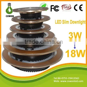 5w Elegant Golden Downlight Housing Round Aluminum Fixture 100mm Hole Size Led Downlight Wall Mounting thumbnail-6