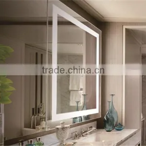 UL ETL CE Custom Frameless LED Lighted Wall Mirror thumbnail-2