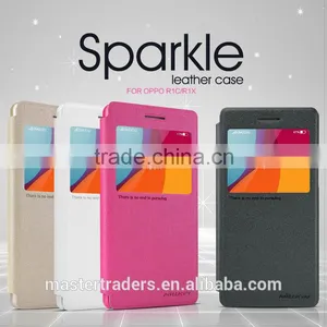 Original NILLKIN Sparkle Series Wallet Flip PU Leather Case With PC Back Cover For OPPO R1C For OPPO R1X MT-3356 thumbnail-1