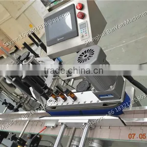 20 Shanghai Manufacturer High Efficiency Glass/ Plastic Round Bottle Labeling Machine thumbnail-4