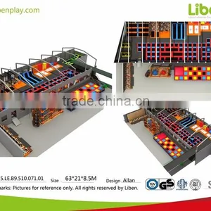 European Standard Durable High Quality Indoor Trampoline Park thumbnail-1