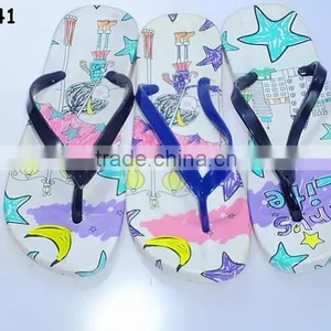 2015 PCU WOMEN Printing New Design Flip Flops Beach Slipper thumbnail-1