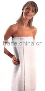 Plain Dyed Cotton Terry Body Wrap thumbnail-1