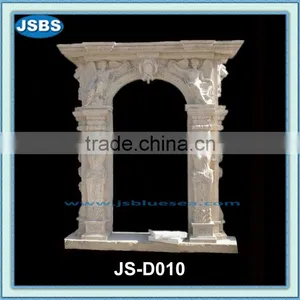 Hand Carved Natural Stone Arch Interior Door Frame thumbnail-1