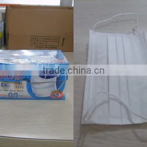 High Quality Disposable 3ply Non-woven Face Mask thumbnail-2