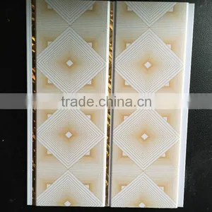 Pvc Ceiling Panel With Gold Sliver for Interior Decoration thumbnail-2