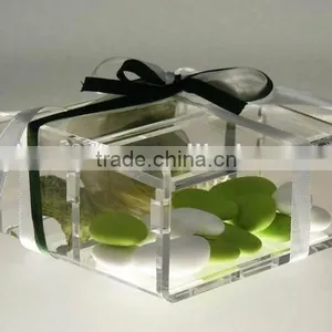 Customized Acrylic Box in Clear Color Present Acrylic Box With Lock, Acrylic Box With Lid thumbnail-2