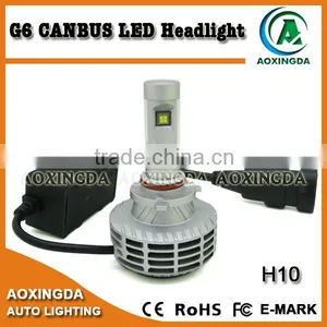 2016 New 6g 7g CANBUS LED Headlight H10 9145 9005 HB3 6000LM Fanless All in One LED Headlight thumbnail-1