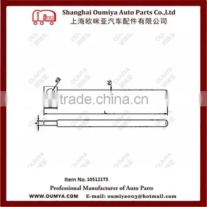 Polished Stainless Steel Truck Toolbox Latch Locks 105121TS thumbnail-6