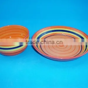 Round Hand Painted Porcelain Dinner Set, Wholesale Fine Porcelain Dinner Set thumbnail-6