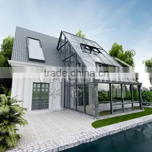 2016 Hot Sales Modern Wood Grain Aluminum Greenhouse thumbnail-2