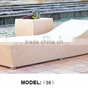 Luxury Outdoor Swimming Round Pool Sunbed With Backrest Sell Hot in 2015 thumbnail-3