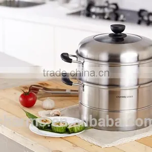 28cm Visible Stainless Steel Steam Pot thumbnail-1