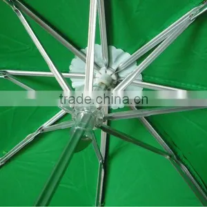 Hot Sale Aluminum Frame Green 3 Folding Light Umbrella Made in China thumbnail-2