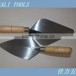 Carbon Steel Bricklaying Trowel / Wood Hand Bricklayers' Tools / Building Tools thumbnail-1