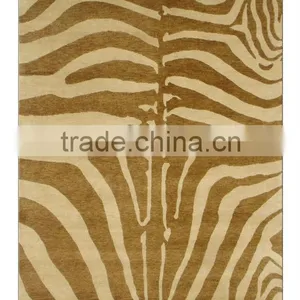 754,Beige/Brown TIGER DESIGN Made With Hand Spun Wool thumbnail-1