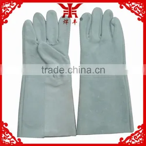 14 Inches Leather Welding Safety Gloves thumbnail-4